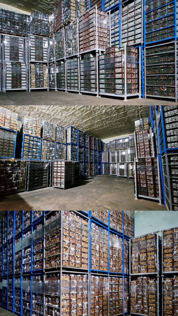 Modern cold storage warehouse facility in Isfahan Iran